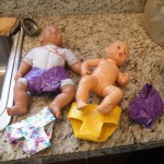 Diapering babies with duct tape