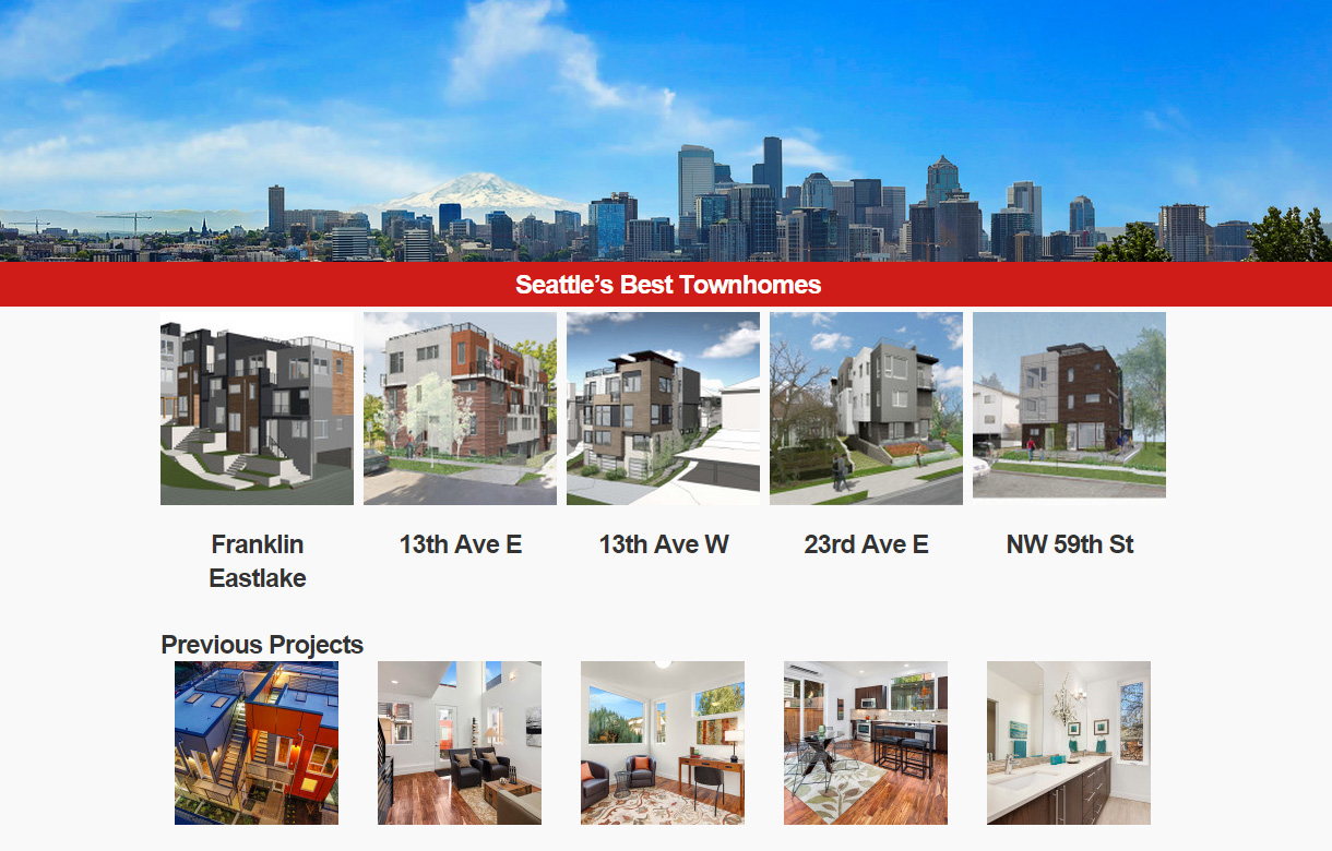 Seattle’s Best Townhomes